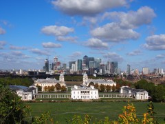 View of London from Greenwich Observatory