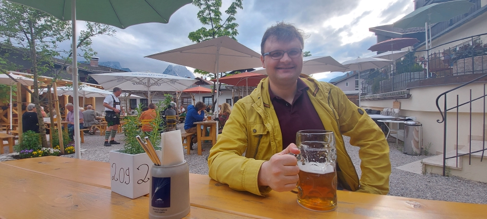 Первая кружка баварского пива