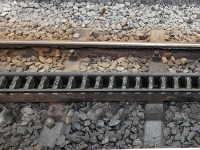 Garmish-Partenkirchen, Mittenwald, Innsbruck. May-June 2022 2022. Toothed rail for the cogwheel train