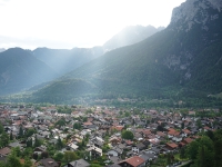 Garmish-Partenkirchen, Mittenwald, Innsbruck. May-June 2022 2022. View of the Mittenwald