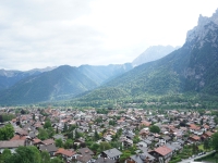 Garmish-Partenkirchen, Mittenwald, Innsbruck. May-June 2022 2022. View of the Mittenwald