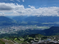 Garmish-Partenkirchen, Mittenwald, Innsbruck. May-June 2022 2022. View of Innsbruck