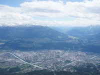 Garmish-Partenkirchen, Mittenwald, Innsbruck. May-June 2022 2022. Innsbruck view