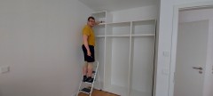 Assembling a closet