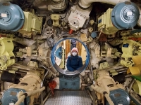 Moscow-Berlin 2021. On a submarine in Hamburg