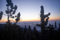 Вид на восход с Mirador de Chipeque